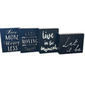 Wood Table Block Signs
