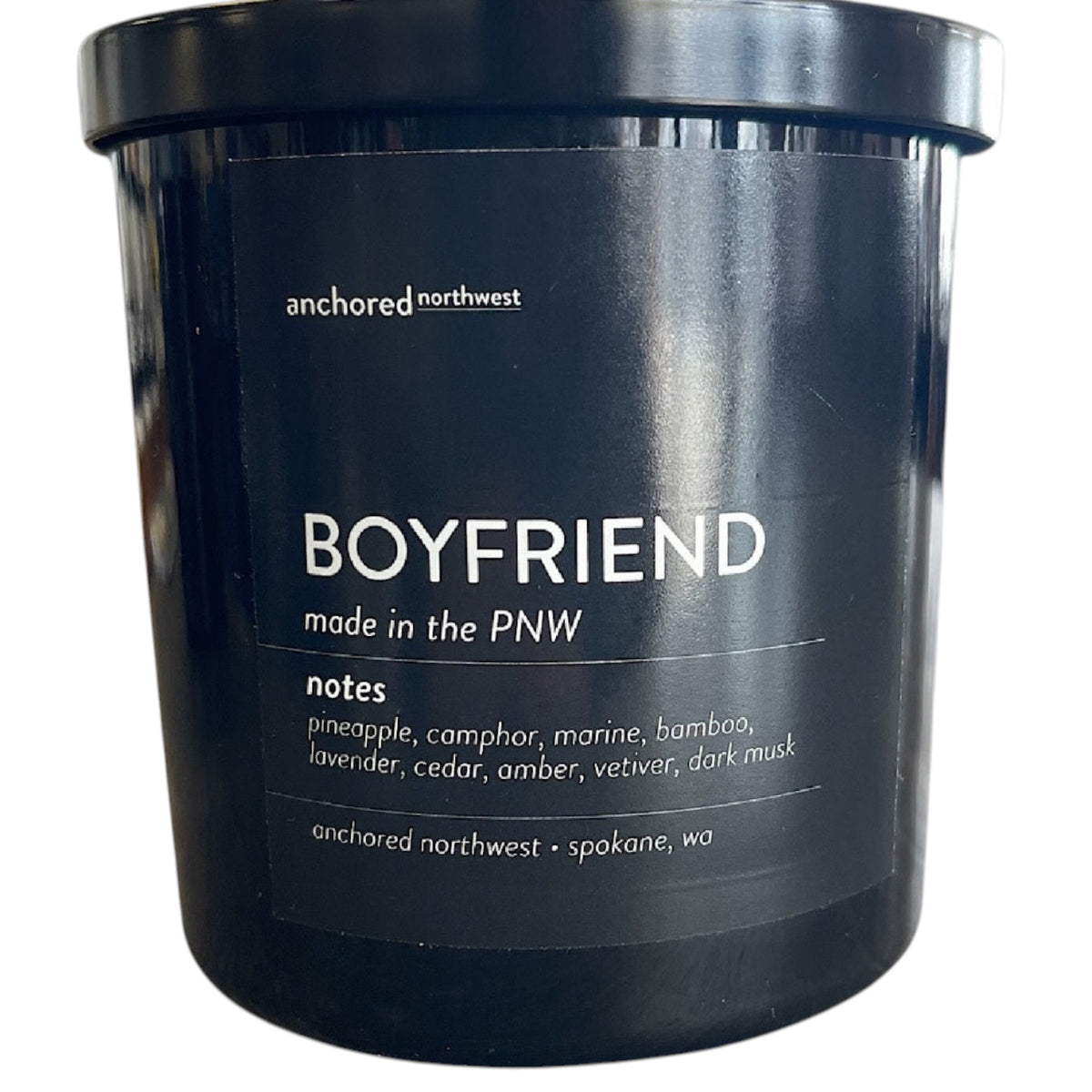 Wood Wick Black Tumbler Candle