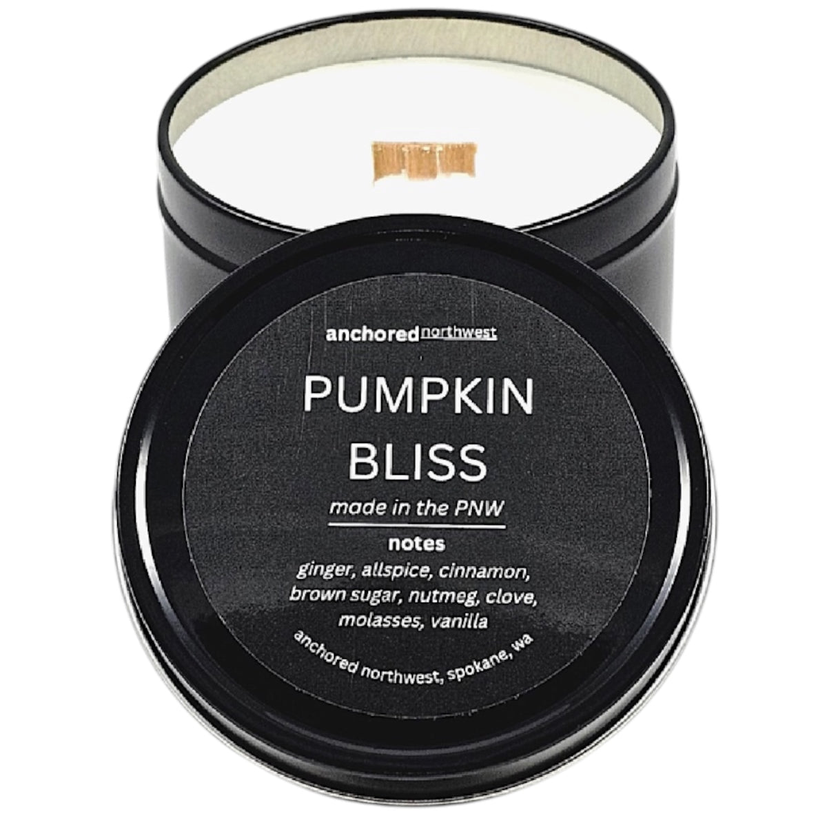 Wood Wick Travel Soy Candle-Pumpkin Bliss