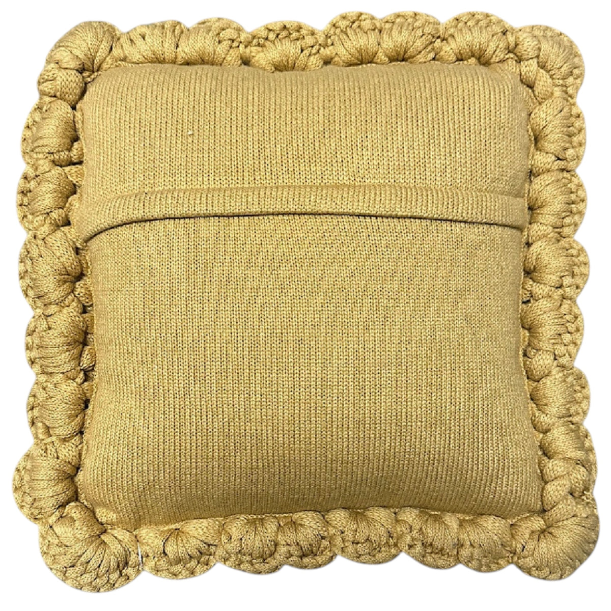 Chunky Knit Pillows-Yellow