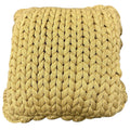 Chunky Knit Pillows-Yellow