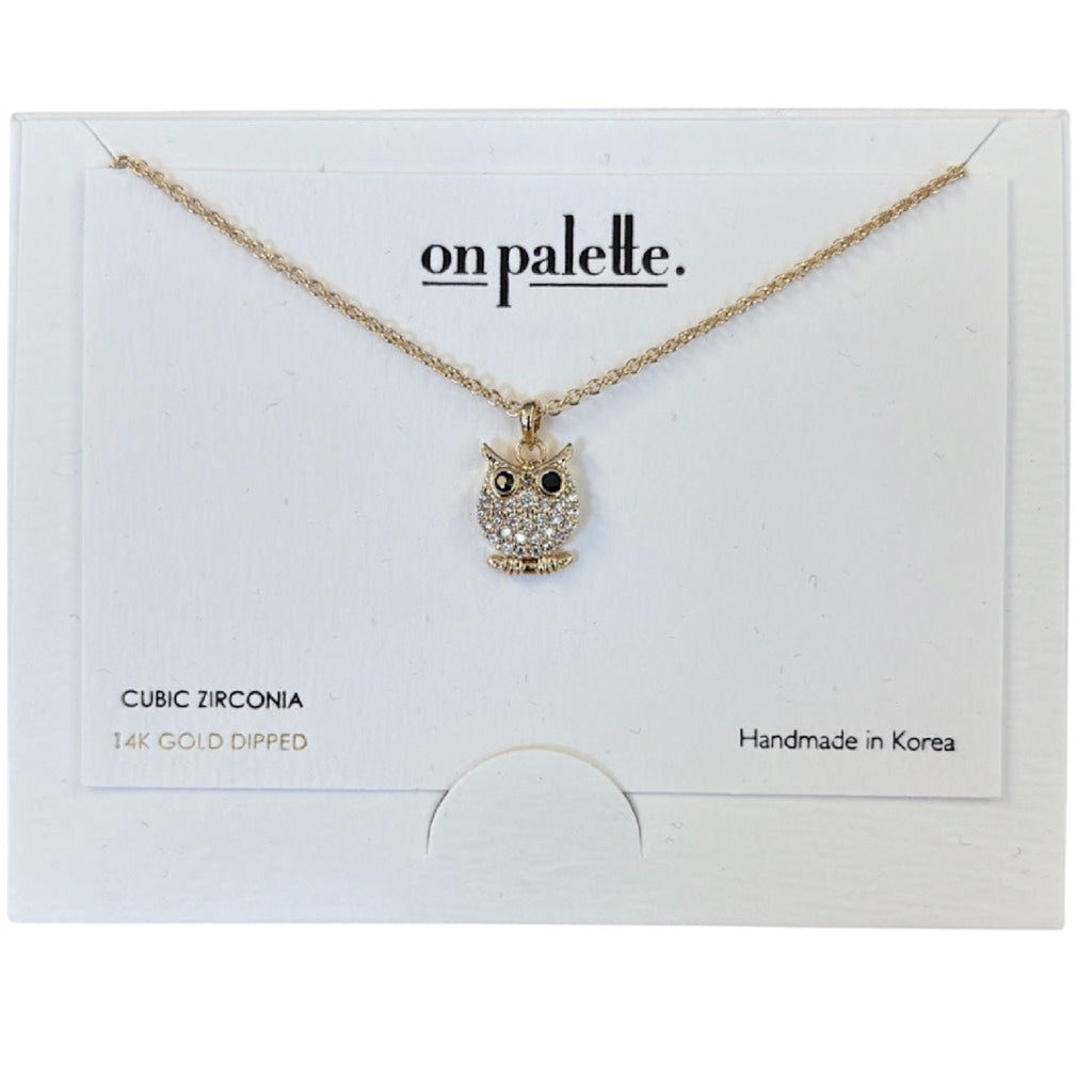 14K Dipped On Palette Carded Necklaces