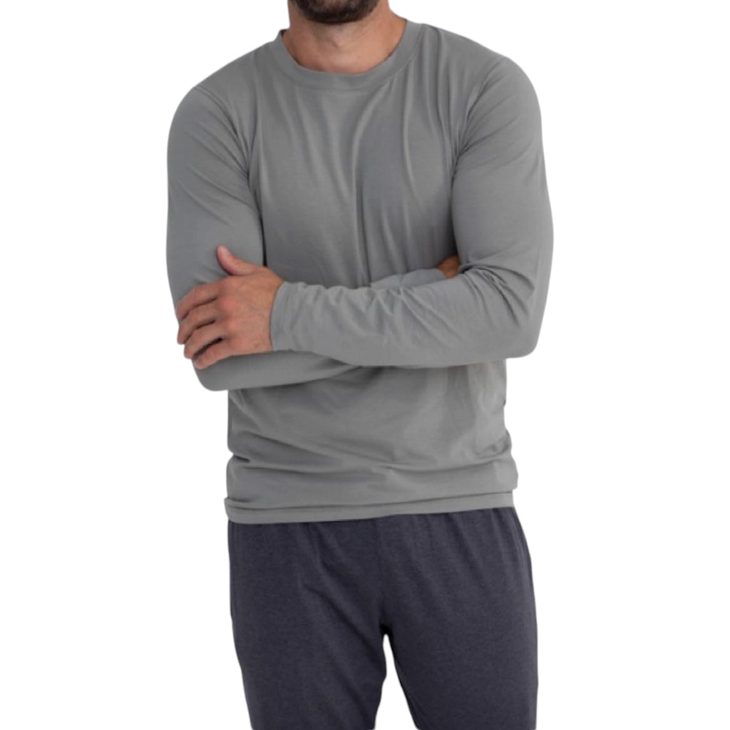 Men's Cotton Blend Long Sleeve Shirt