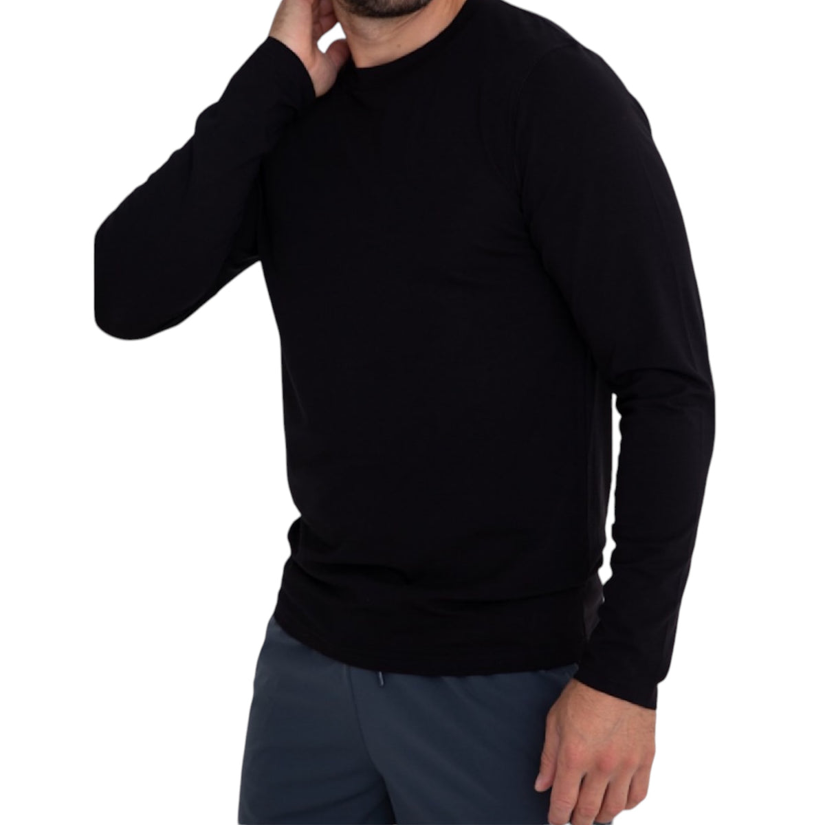 Men's Cotton Blend Long Sleeve Shirt