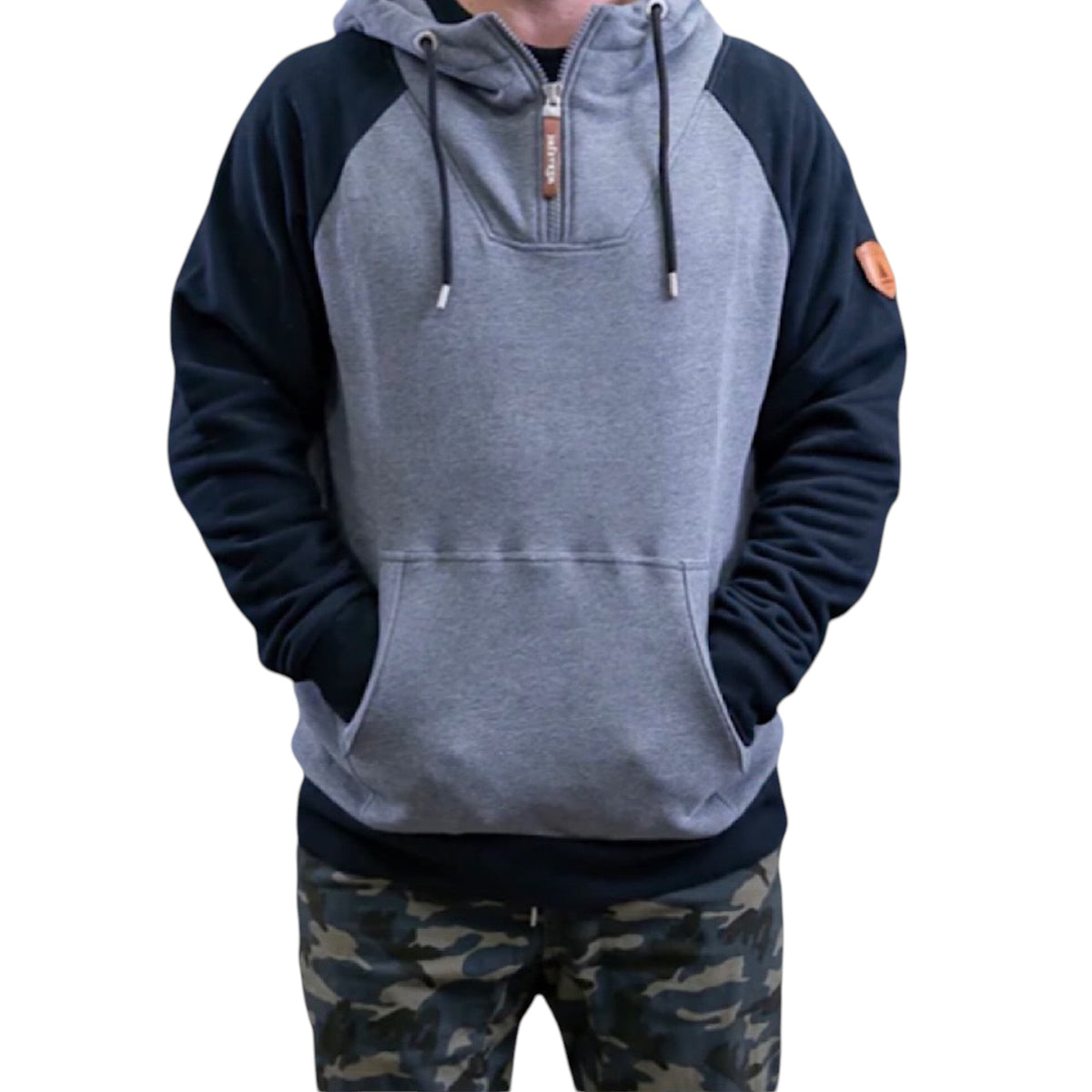 Wanakome Alani Dark Heather Grey Mens Hoodie