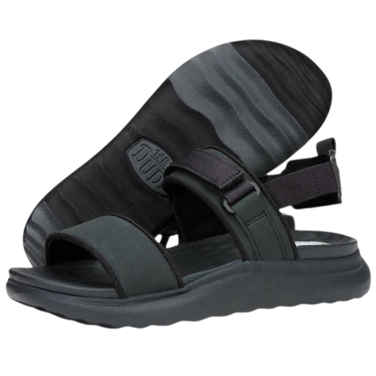 Hey Dude Collins Sandal Mono Sport Blk/Blk