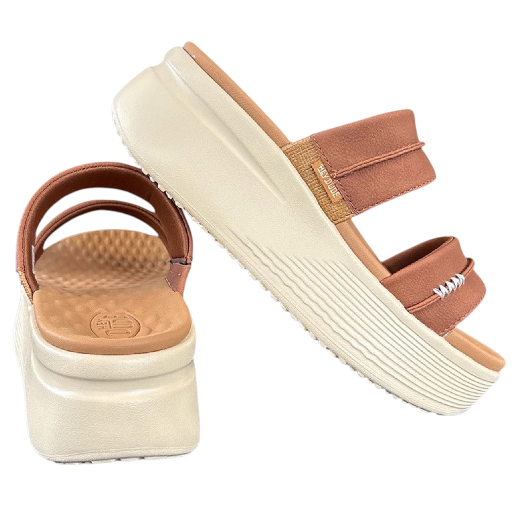 Hey Dude Austin Slide Classic Cognac