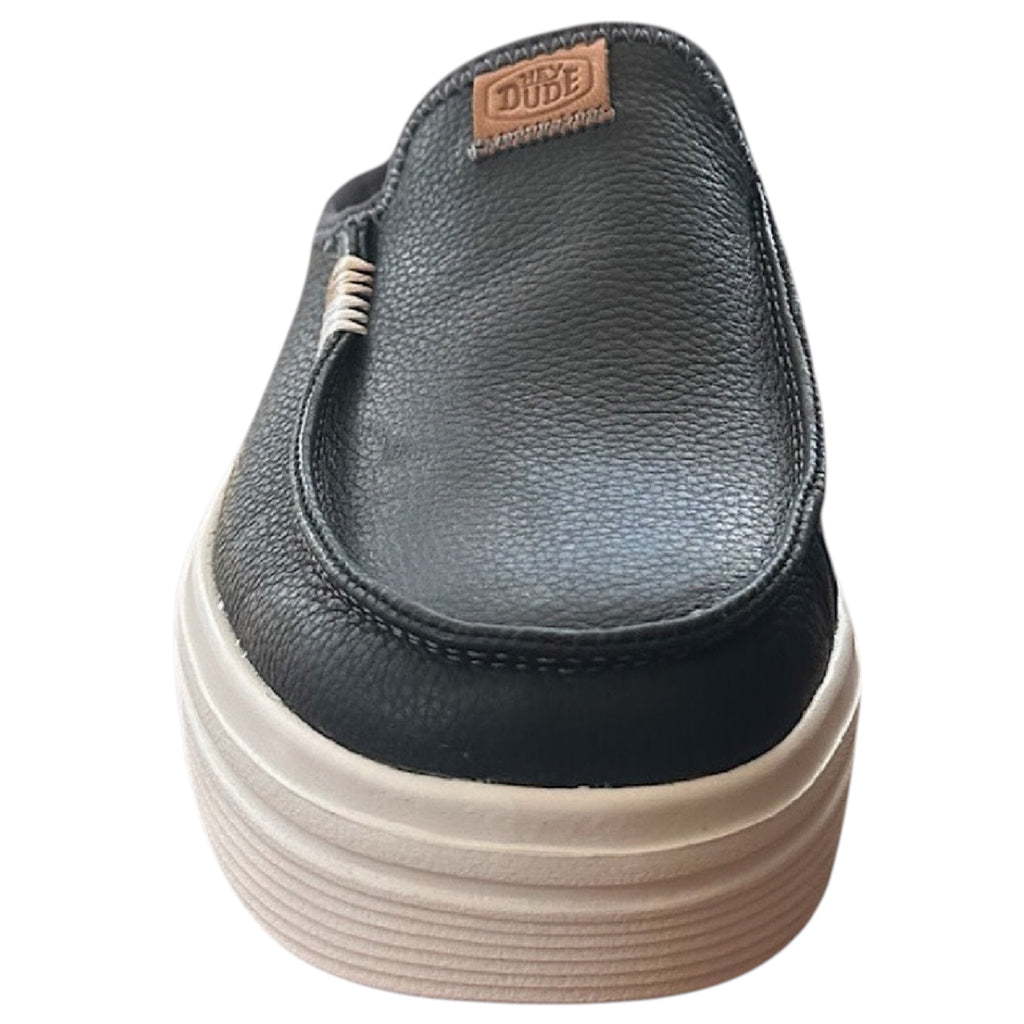 Hey Dude Austin Lift Leather Black