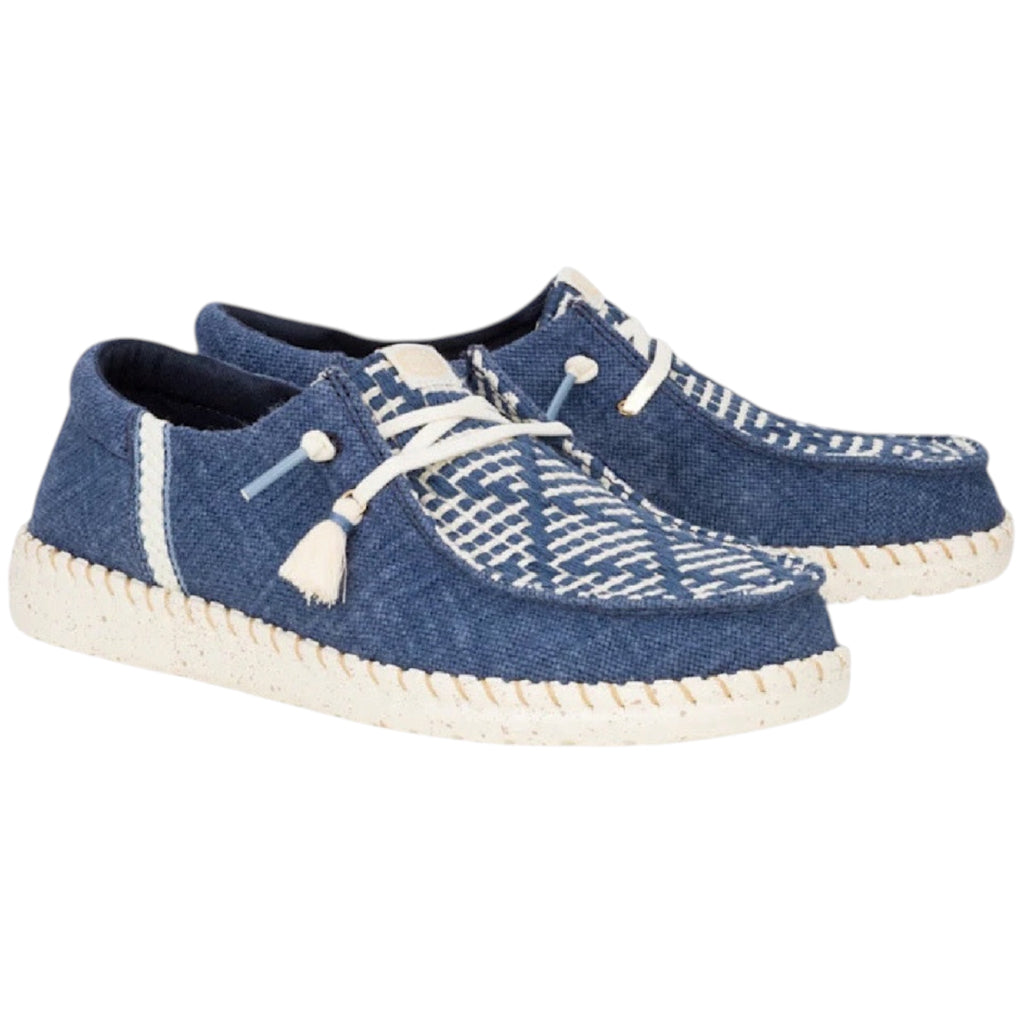 Hey Dude Wendy Funk Coastal Jute Navy Blazer 