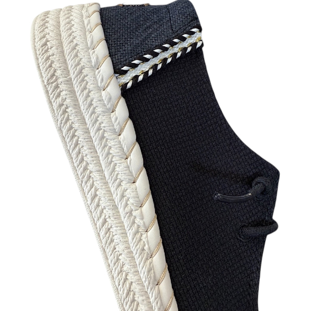 Hey Dude Wendy Espadrille Woven Black