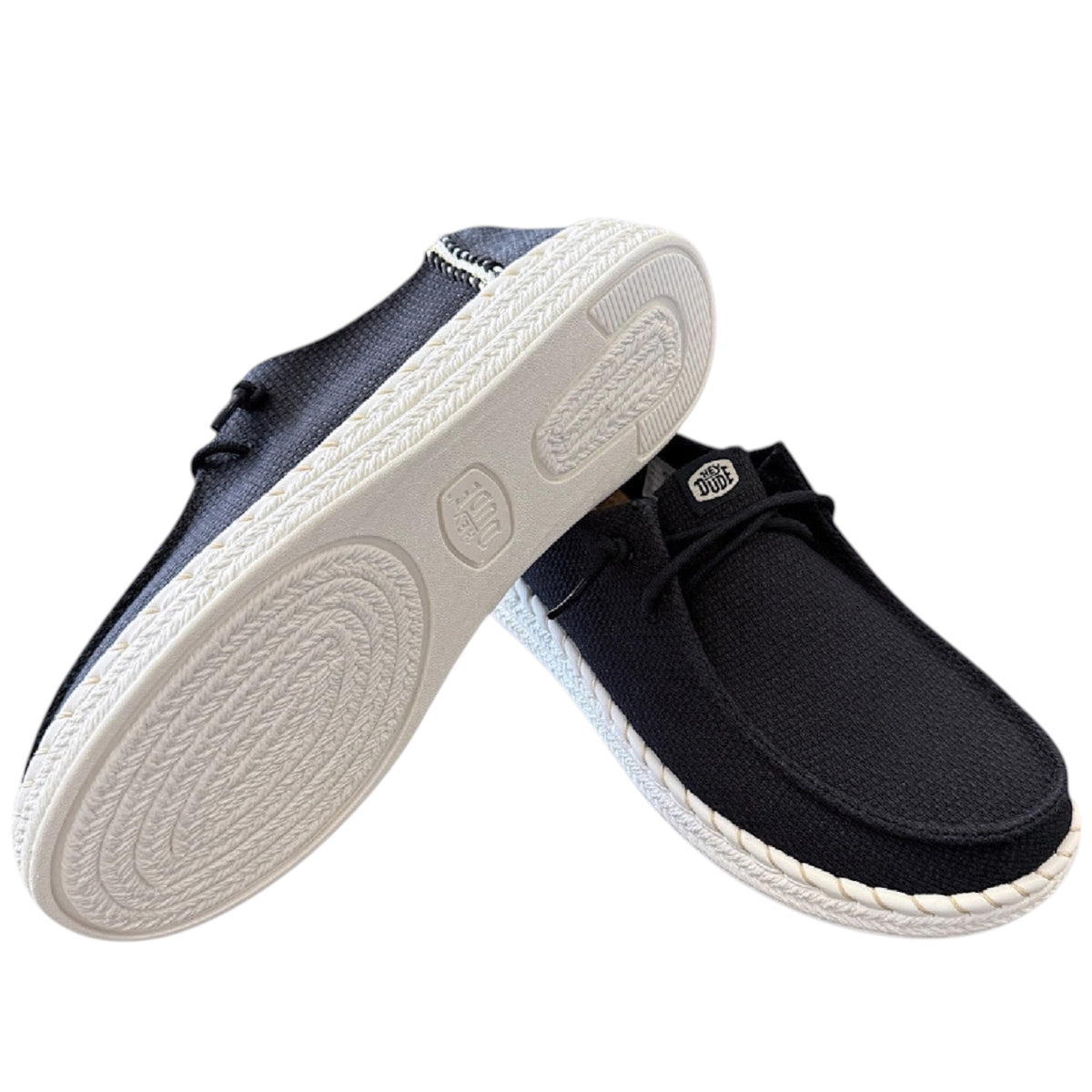 Hey Dude Wendy Espadrille Woven Black