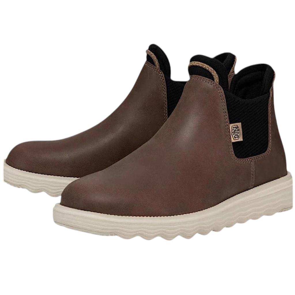 Hey Dude Branson Boot Craft Leather Coffee