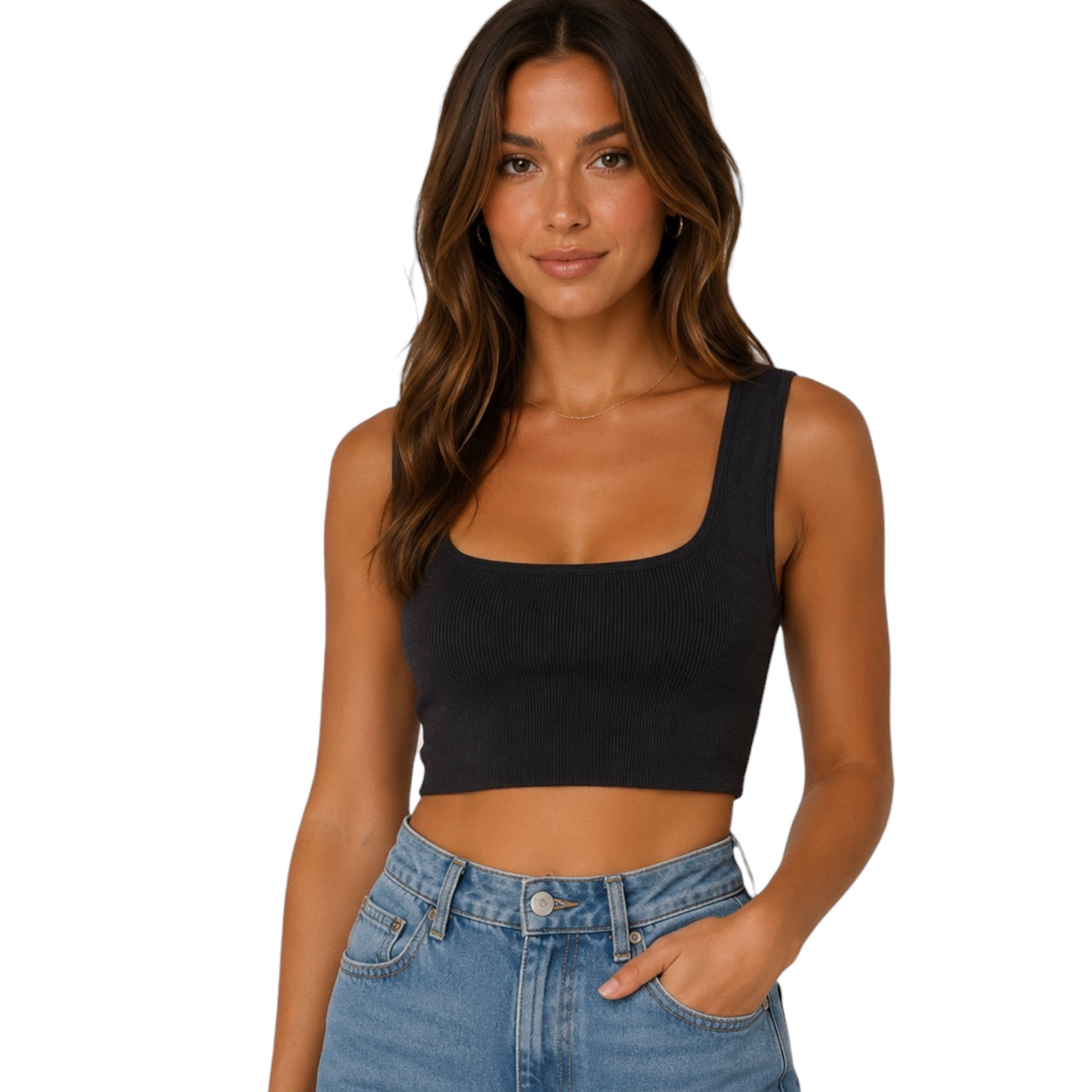 By Together Seamless Square Neck Brank