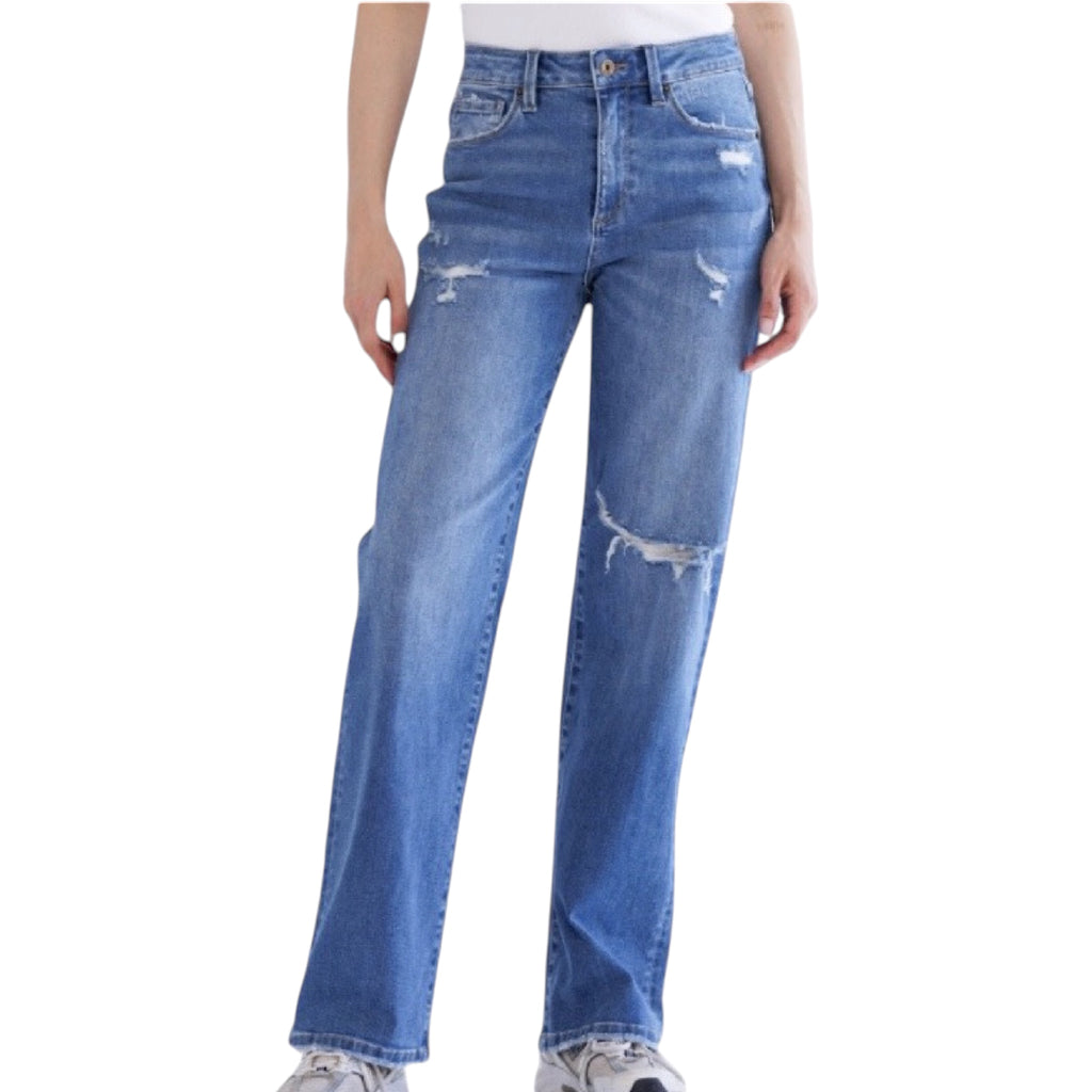 MICA MDP-T3307 H/R Distressed Straight Leg