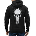 Oil Skull Po Hood-Black