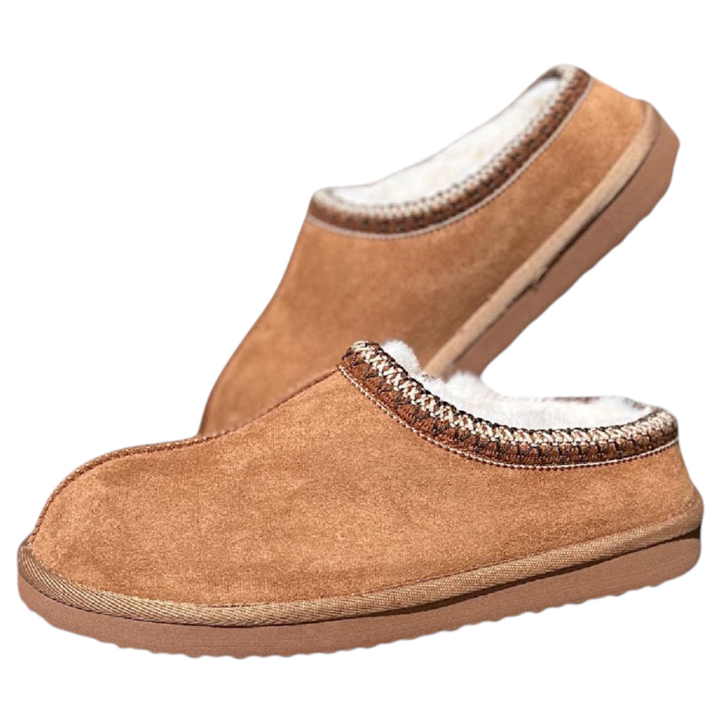 Very G Sparks Tan Slip-On Loafer Mule