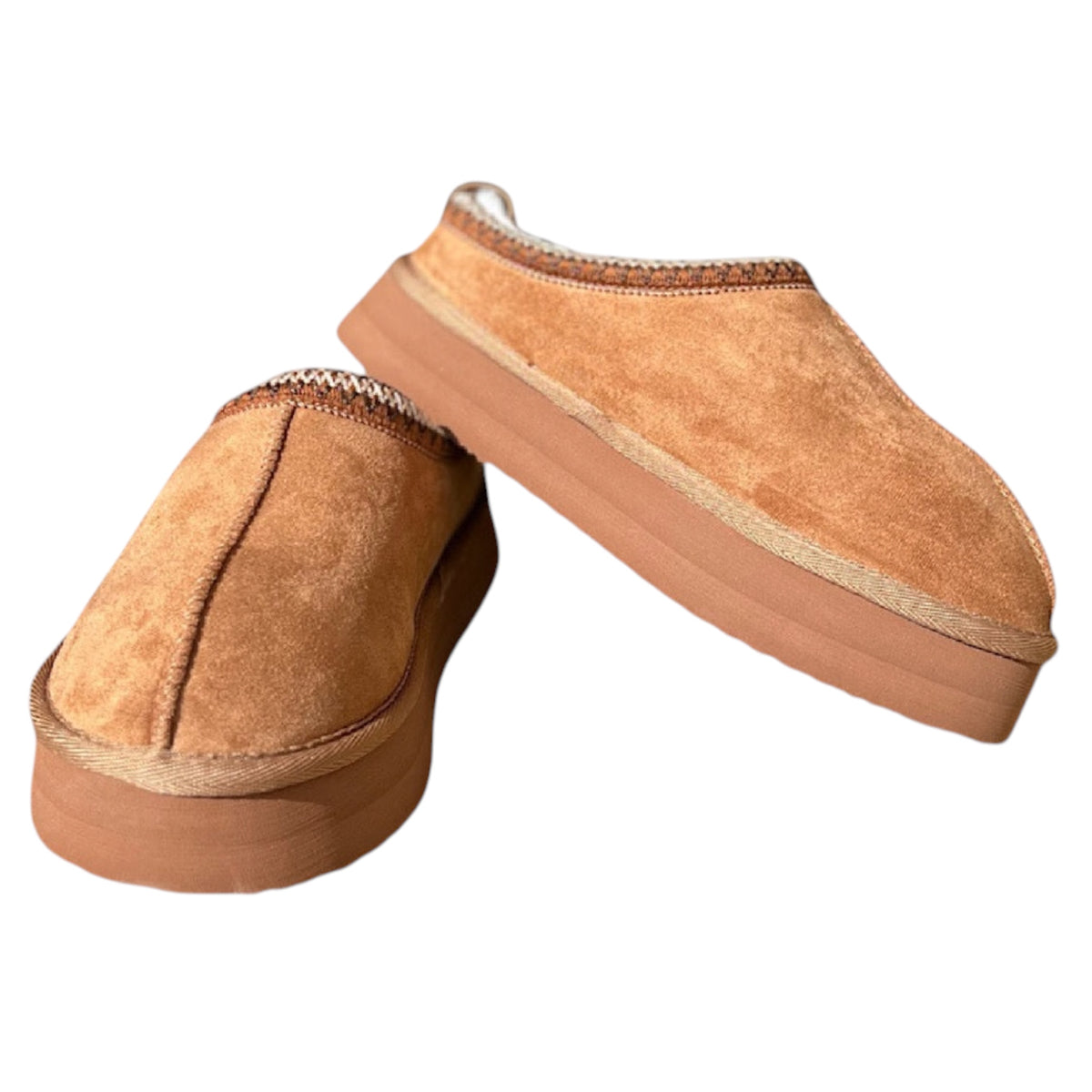 Very G Charlie Tan Slip-On Loafer Mule