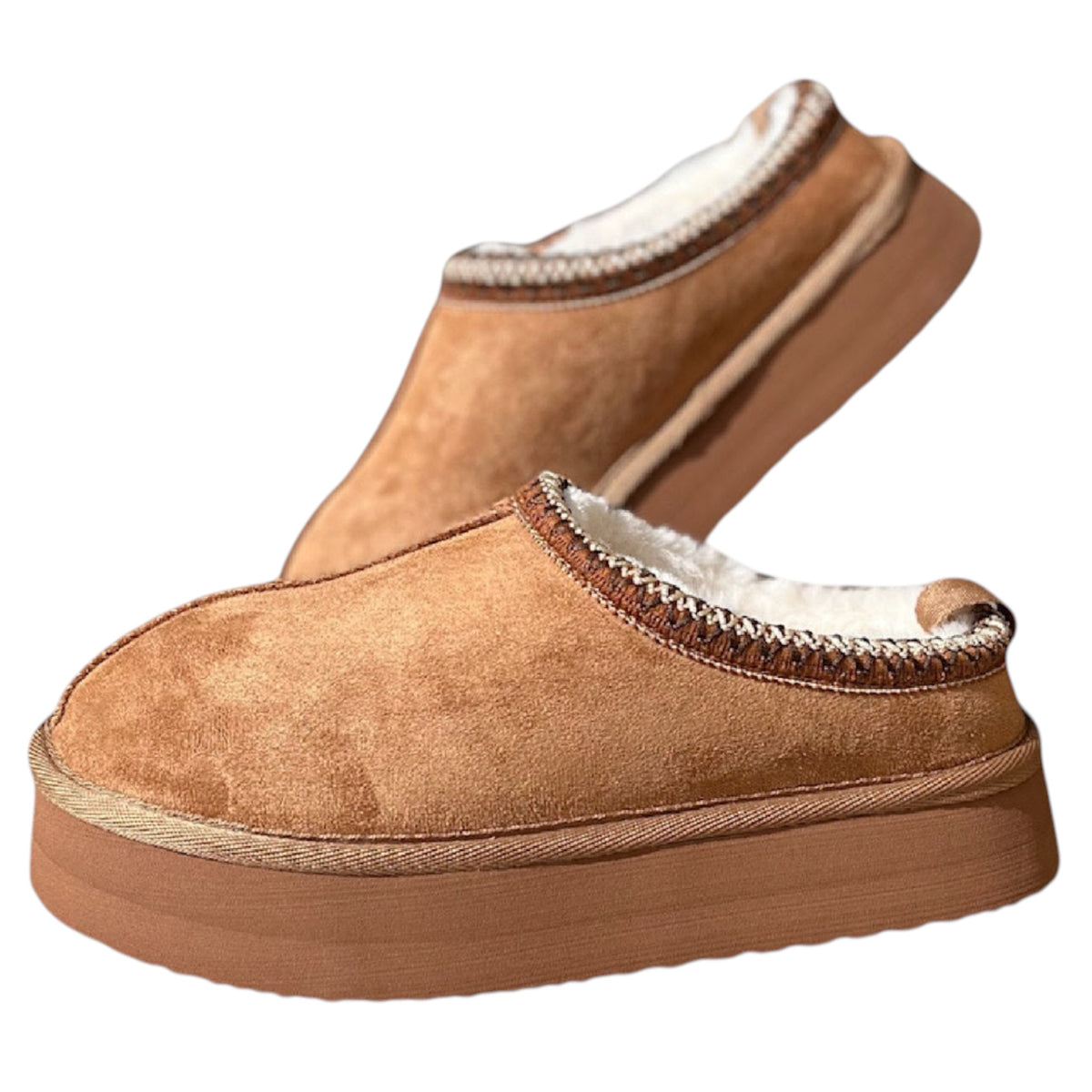 Very G Charlie Tan Slip-On Loafer Mule