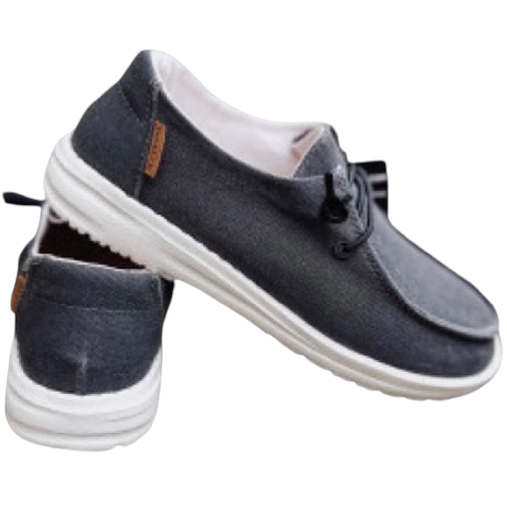Hey Dude Wendy Chambray Off Black