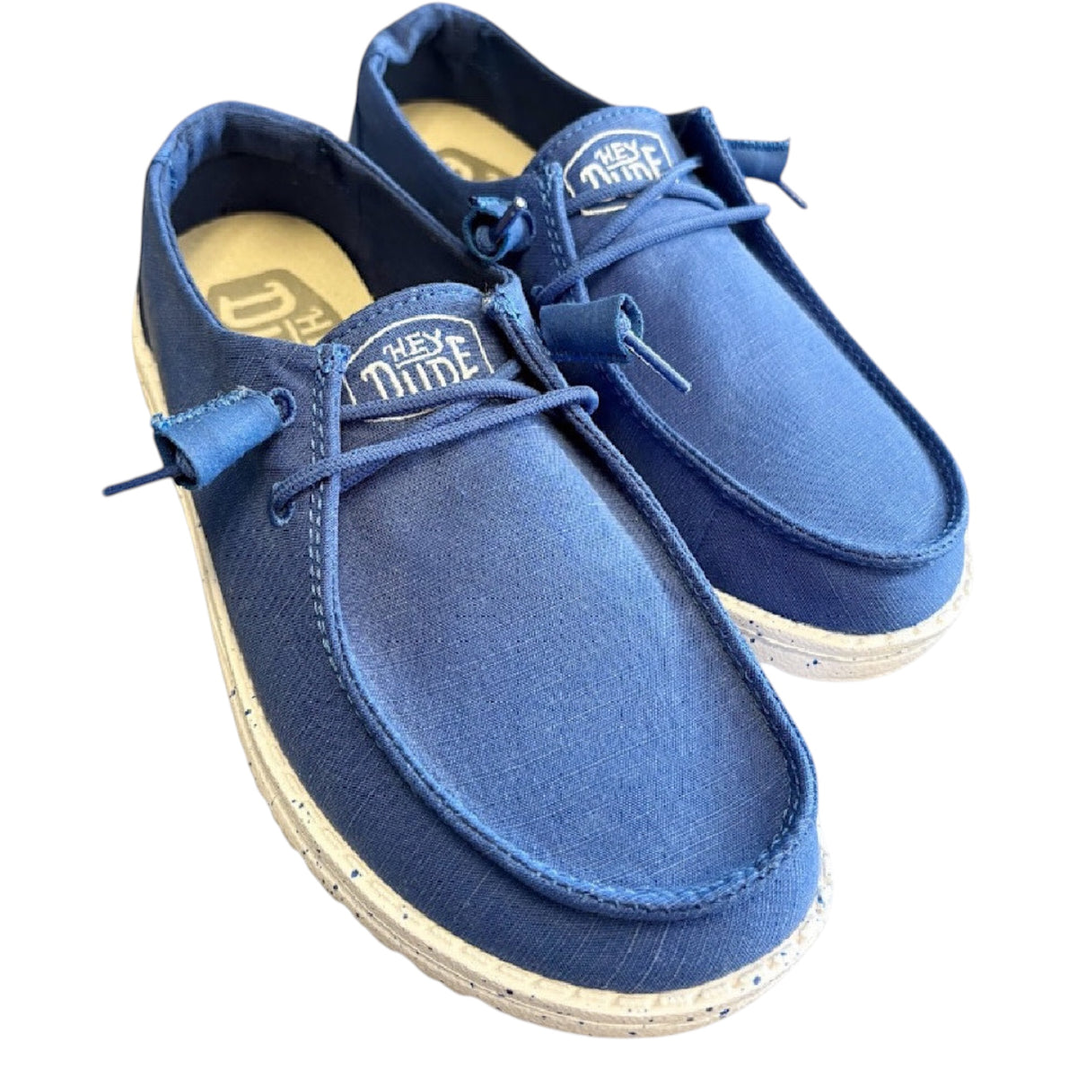 Hey Dude Wendy Slub Canvas True Blue Womens