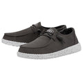 Hey Dude Wendy Slub Canvas Dark Grey