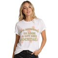 Holidazed Burnout Tee- White