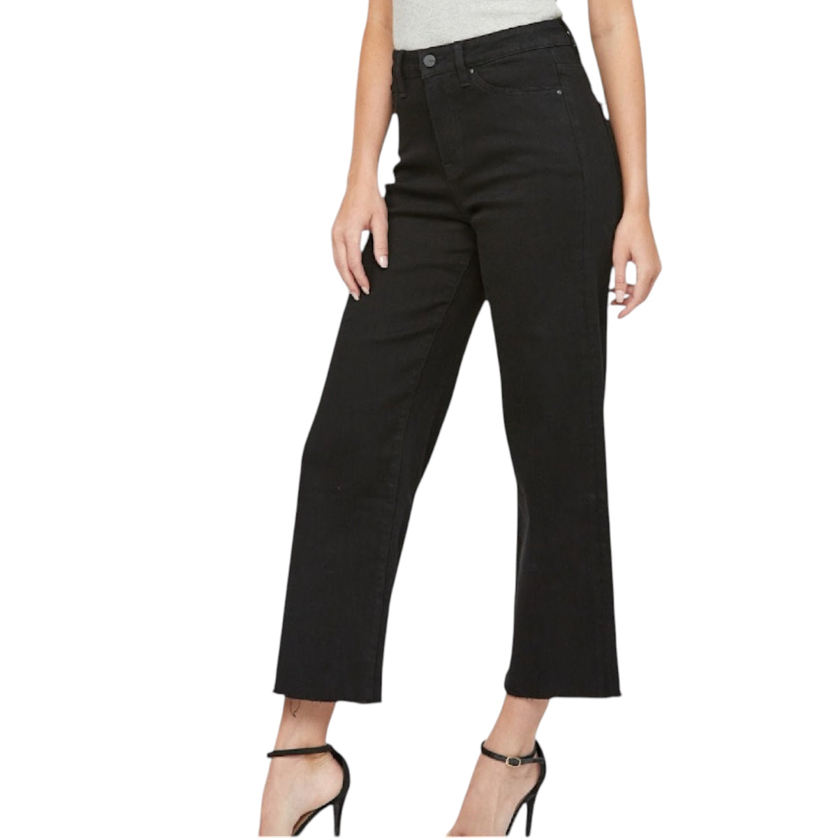 MICA MDP-W019BK Black Beauty Wide Leg Crop