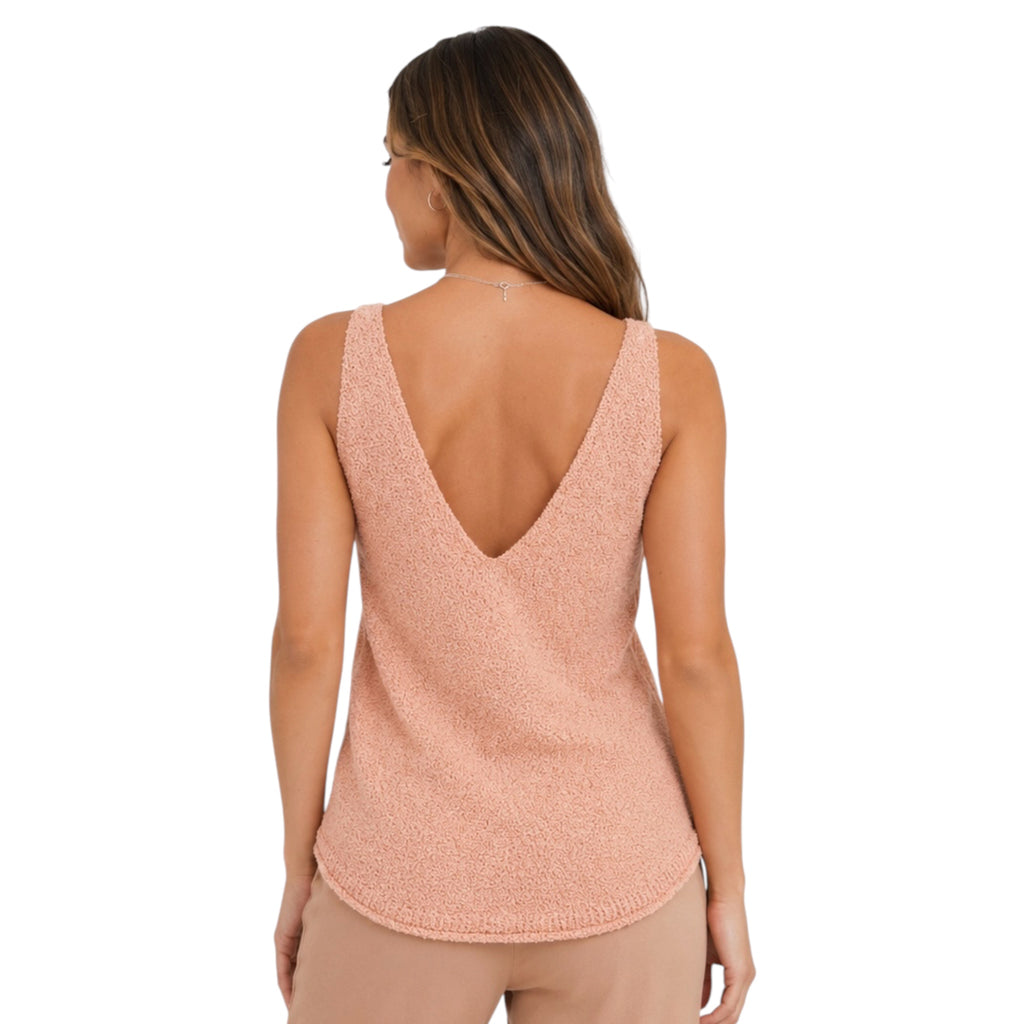 Sweater Tank with Chunky Ribbing at Hem