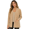 Taupe Long Sleeve Cardigan