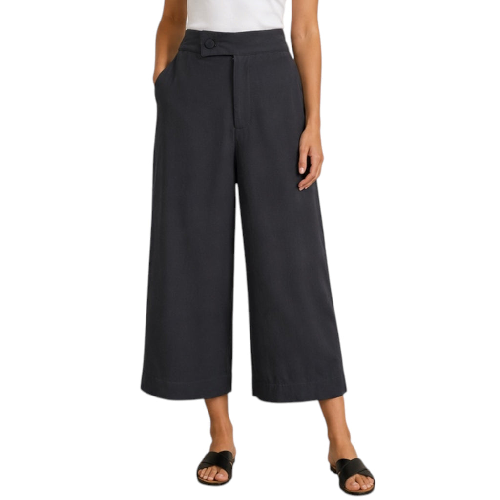 Marisa Crop Pants with Elastic Back