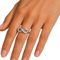 Sterling Silver Ring with Infinity Symbol