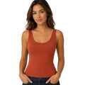 Rust Basic Scoop Neck Tank
