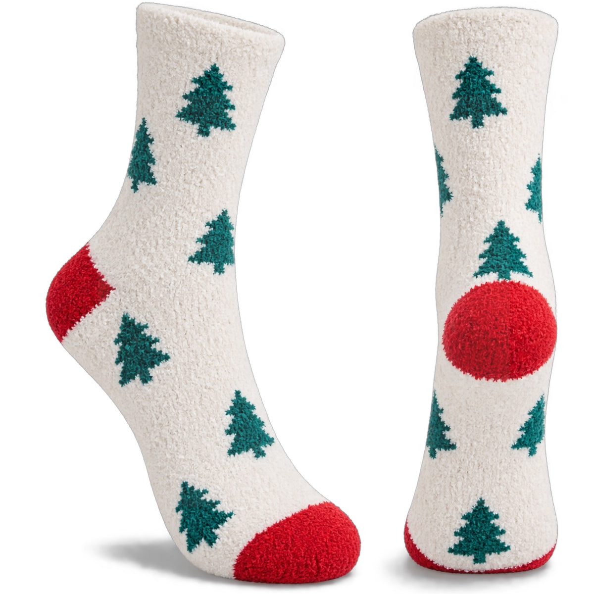 Z Supply Plush Tree Socks Vanilla Ice OS