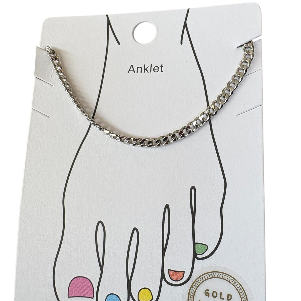 Lucky Charm Curb Chain Anklet