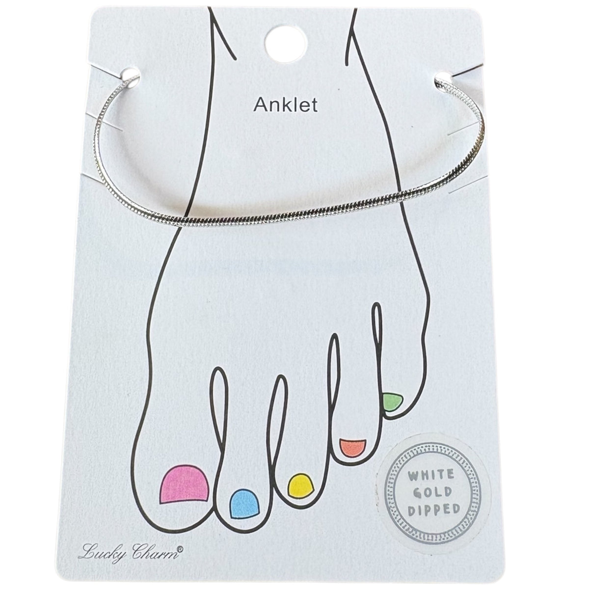 Lucky Charm Snake Chain Anklet