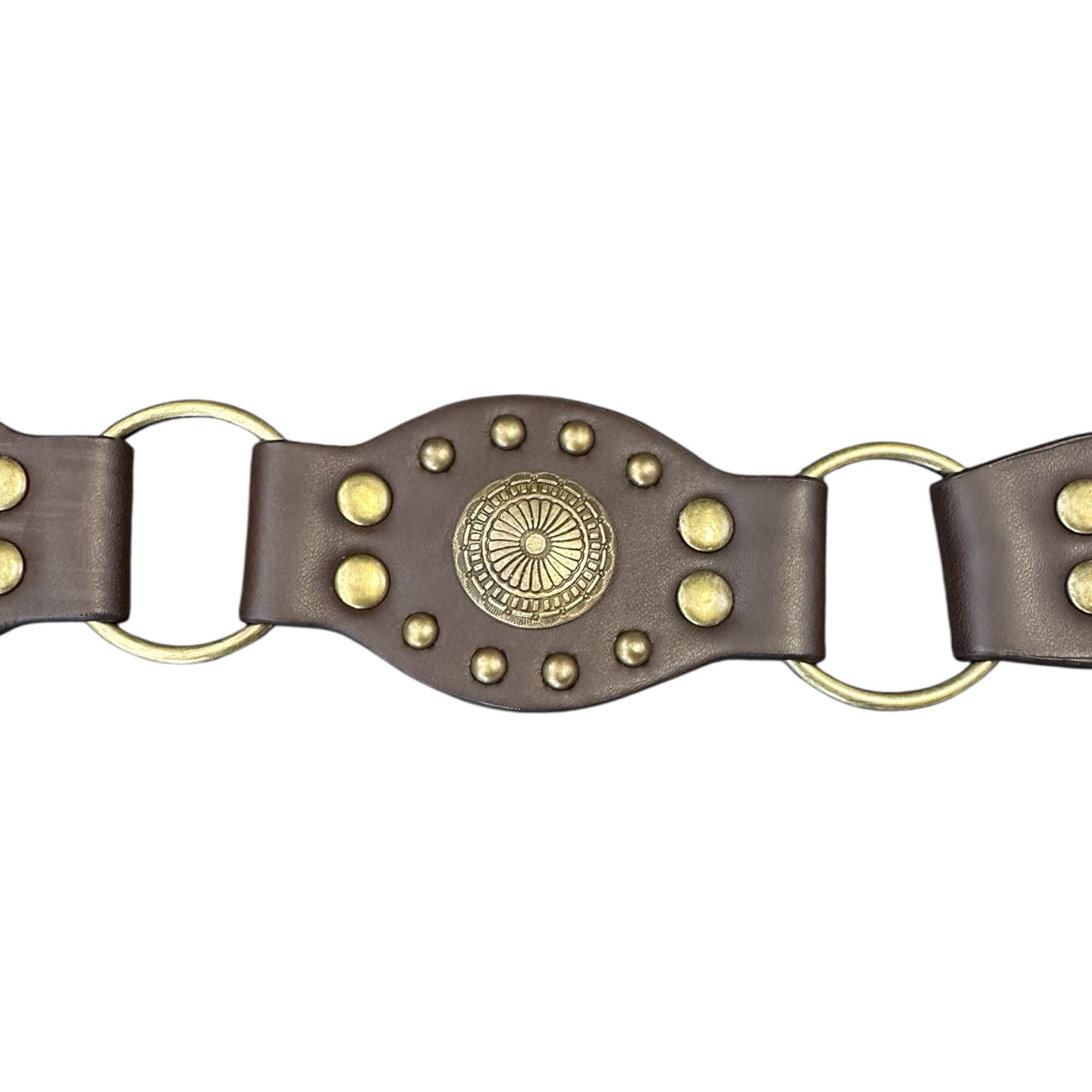Brown Western Style Concho Belt