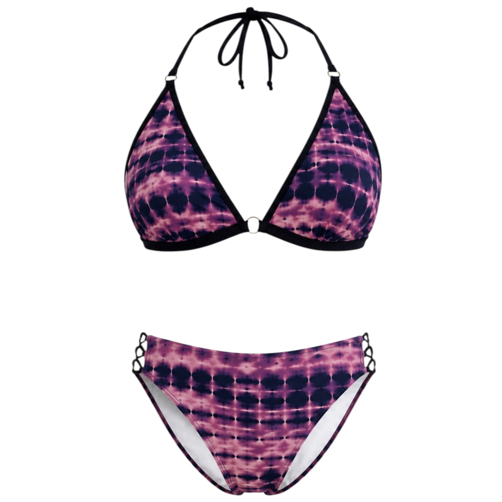 Victoria's Secret Multi Tortoise Shell Print Two Piece Bikini Size M-RF
