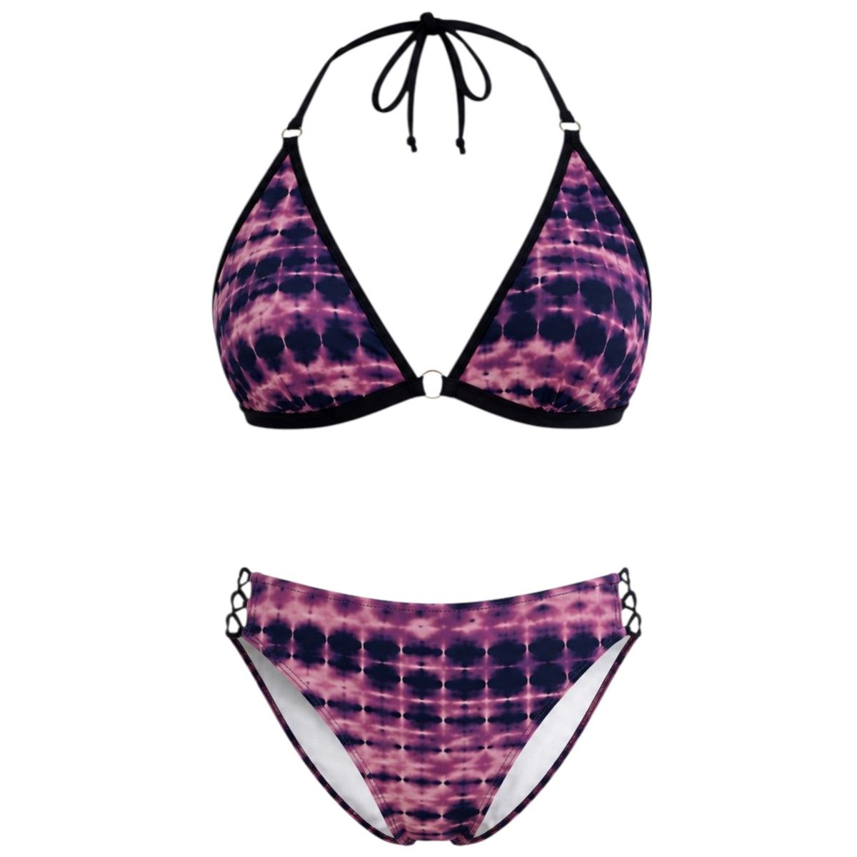 Victoria's Secret Multi Tortoise Shell Print Two Piece Bikini Size M-RF