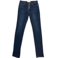 KanCan KC7301D Dark Wash Button Fly Skinny Fit Jeans Size 7/27-RF