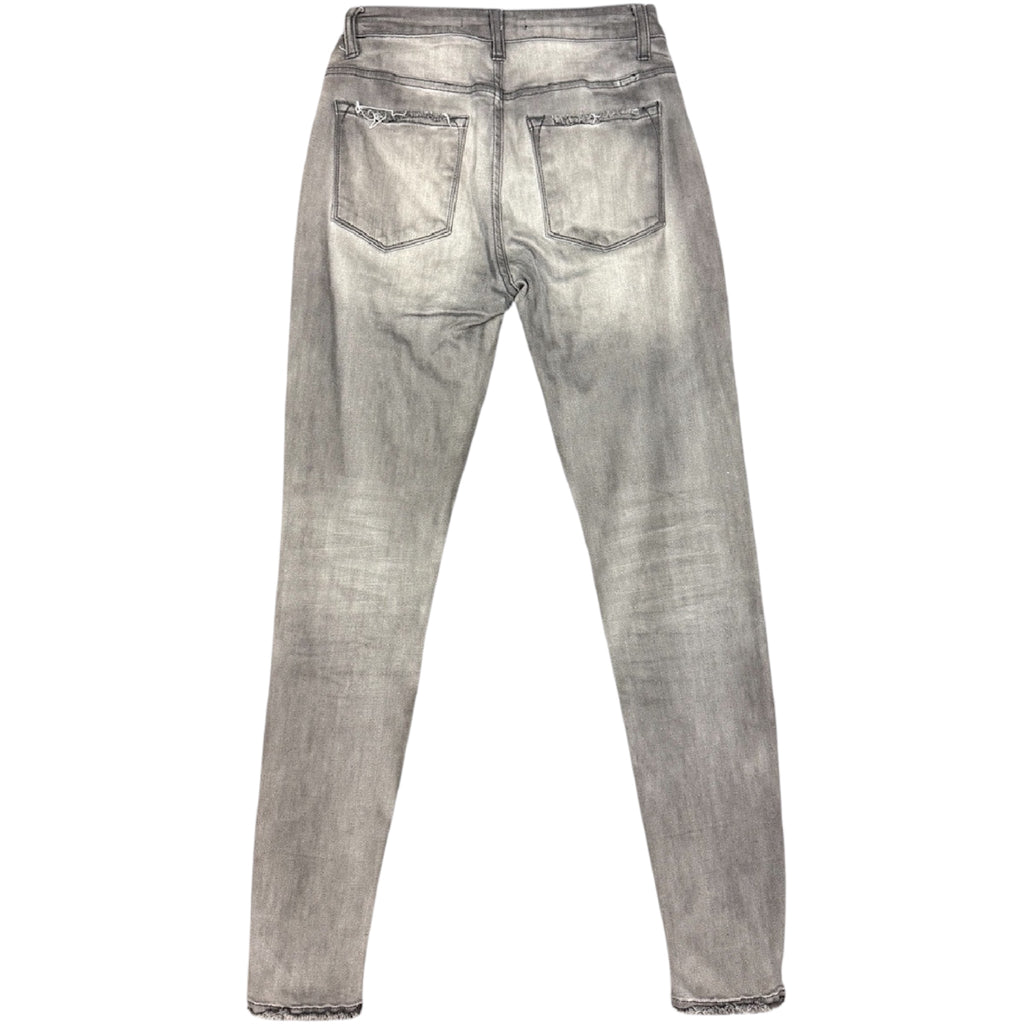 KanCan KC7266GM Grey Washed Skinny Fit Jeans Size 5/26-RF
