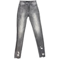 KanCan KC7266GD Charcoal Washed Distressed Skinny Fit Jeans Size 25-RF