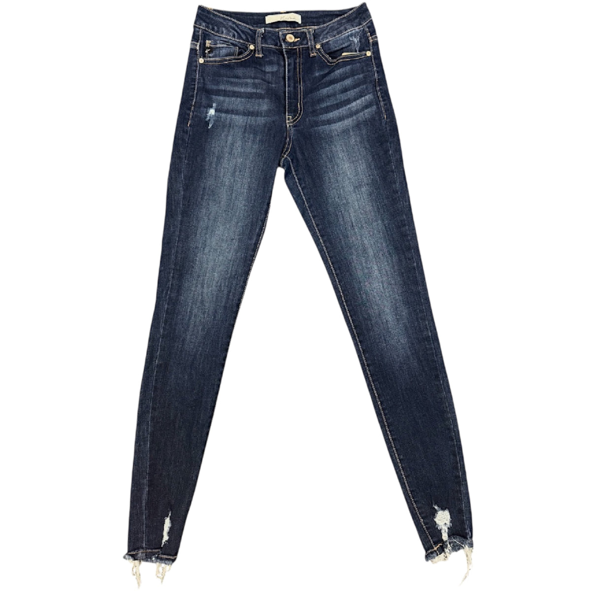KanCan KC7112D Dark Wash Skinny Fit Jeans Size 3/25-RF