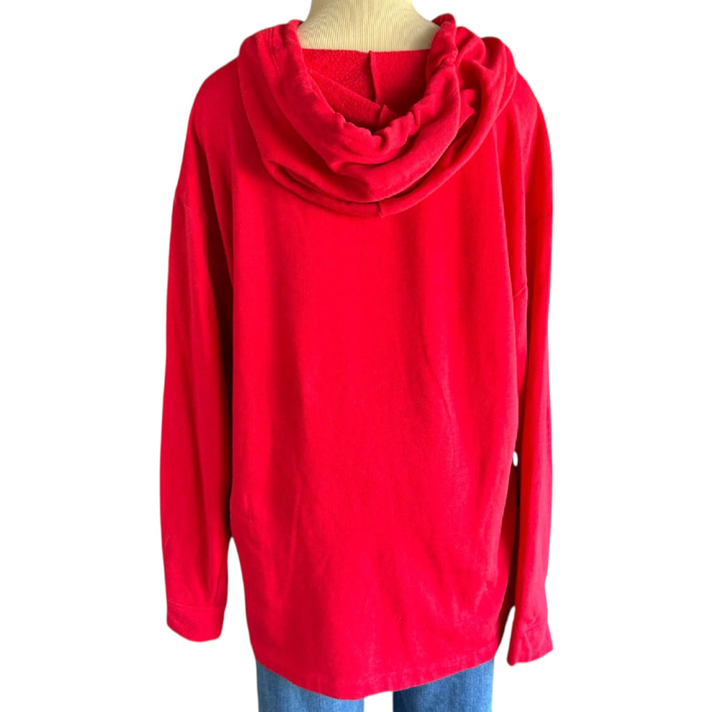 Victoria's Secret Red/Black Hoodie Size Large-RF