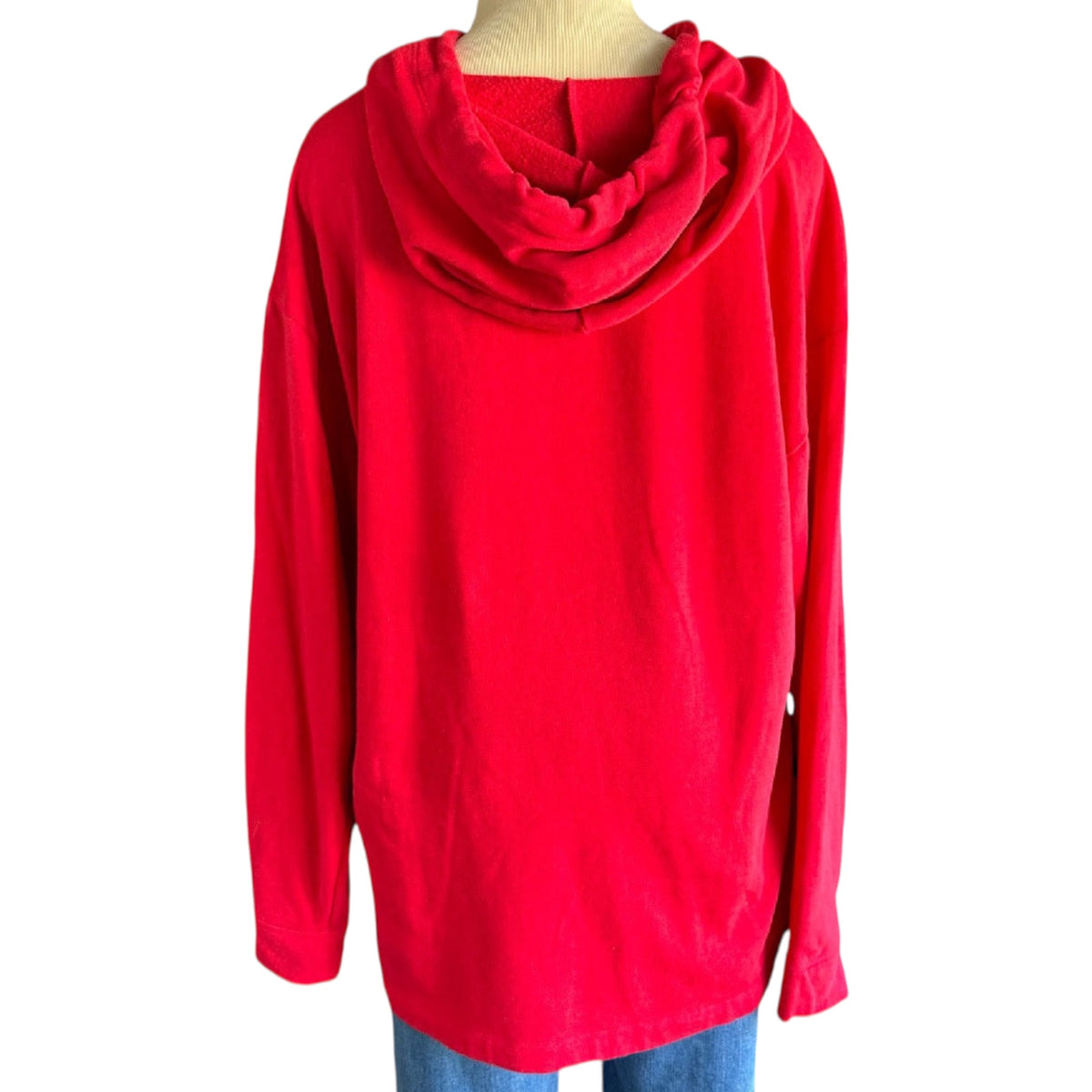 Victoria's Secret Red/Black Hoodie Size Large-RF