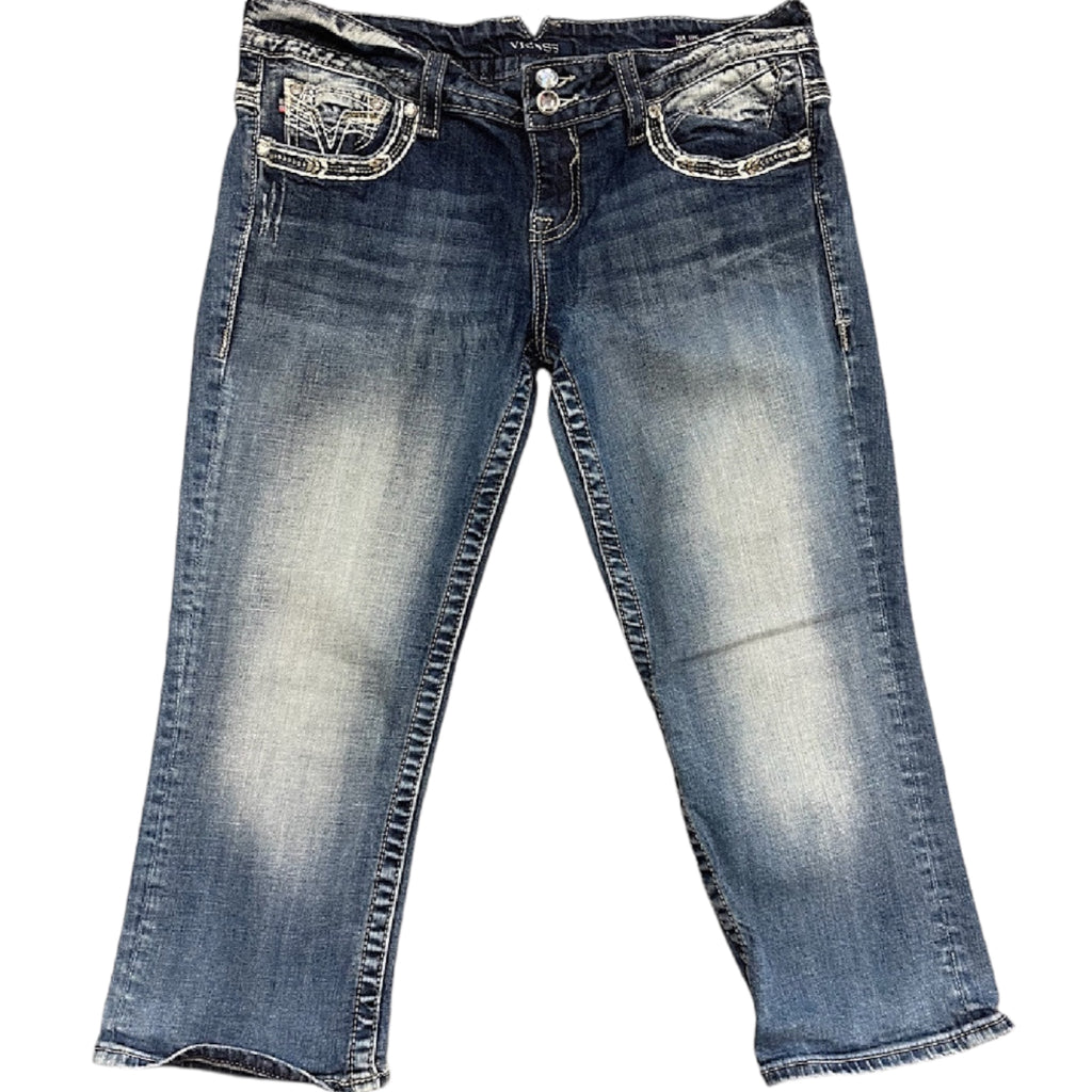 Vigoss 110712 Medium Wash Capris Size 11/12-RF