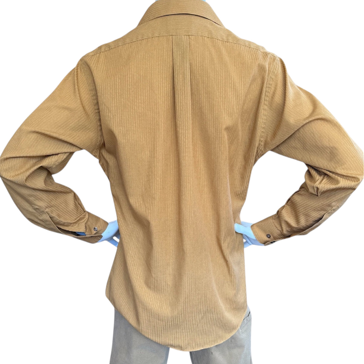 Van Heusen Camel Long Sleeve Button Down Size Large-RF