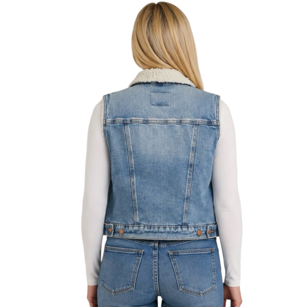 Judy Blue JB7880 Shearling Lined Vest