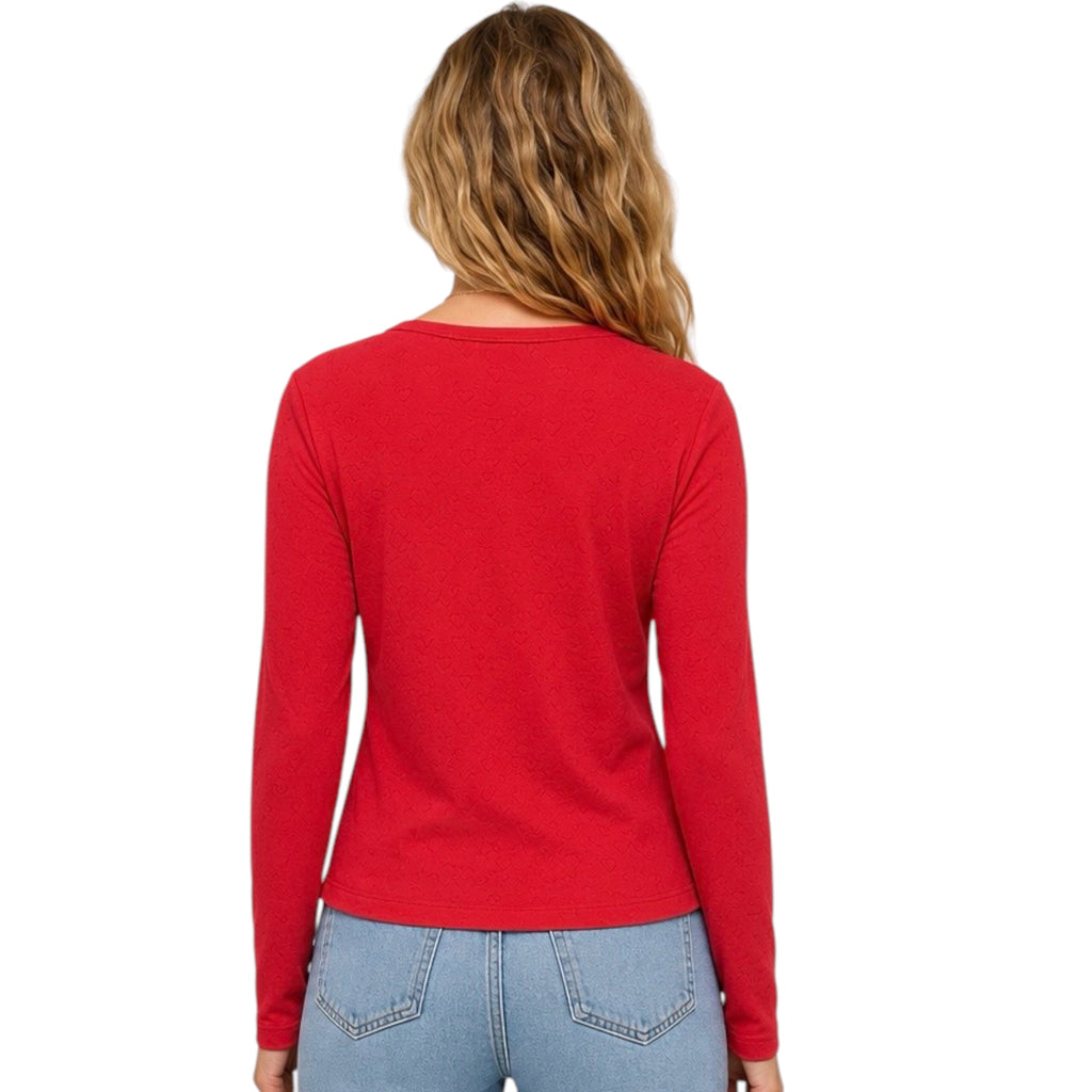 Z Supply  Maison Rendezvous Red Top S