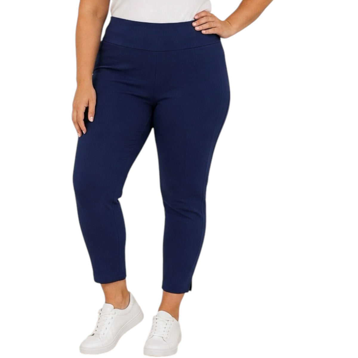 Navy Plus Magic H/W 26" Skinny Pants