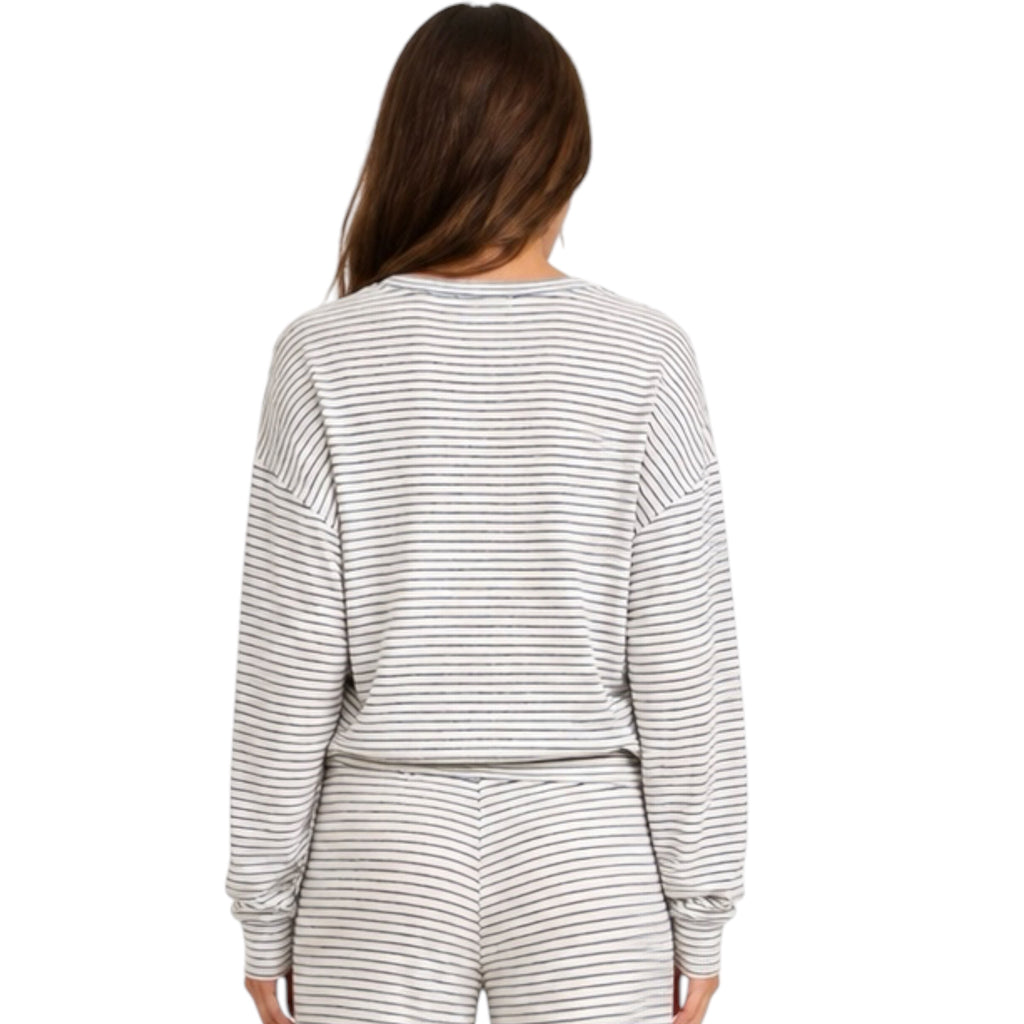 Z Supply Classic Stripe LS Top Eclipse